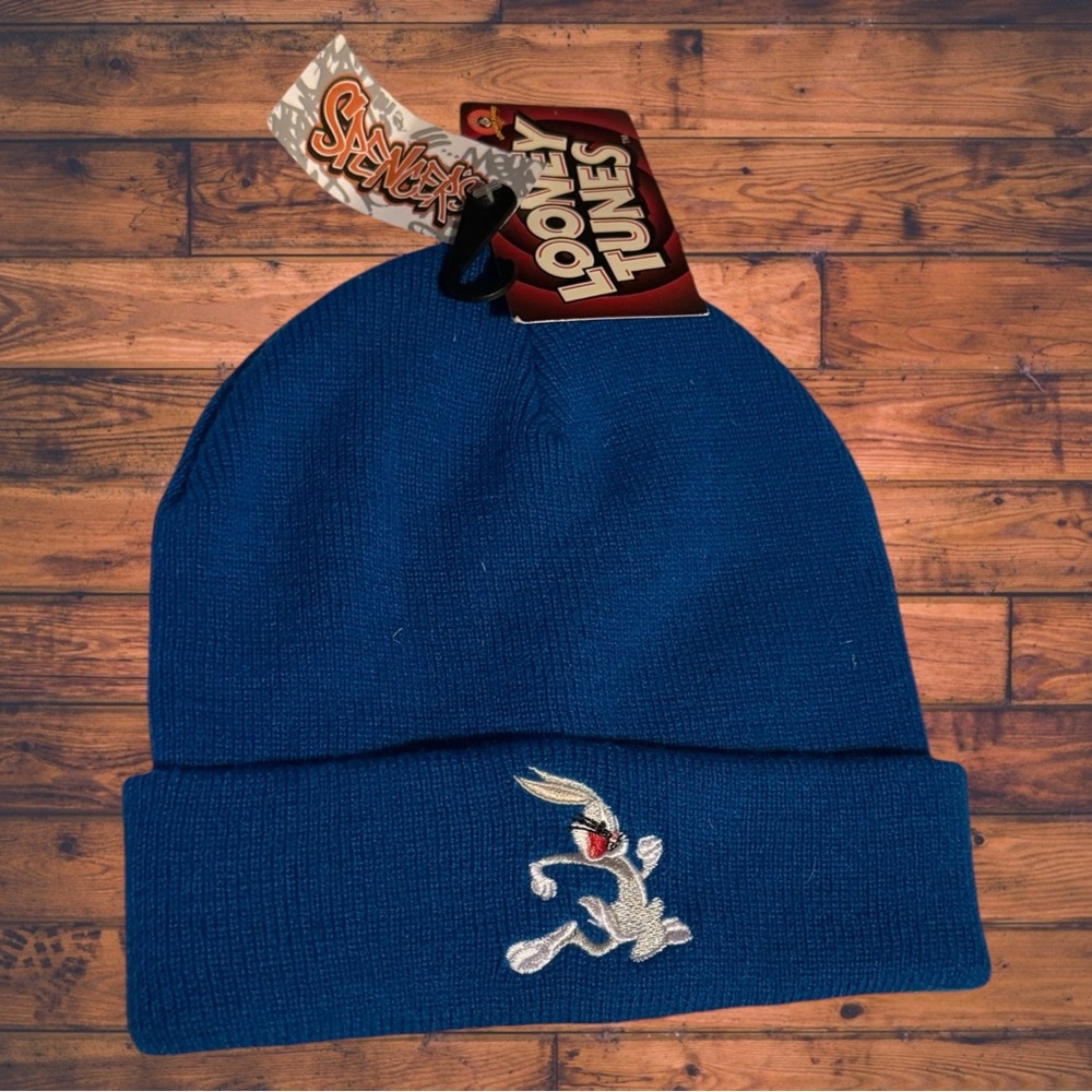Looney Tunes Bugs Bunny Running Winter Hat Stocking Cap Skiing Sledding Cute
